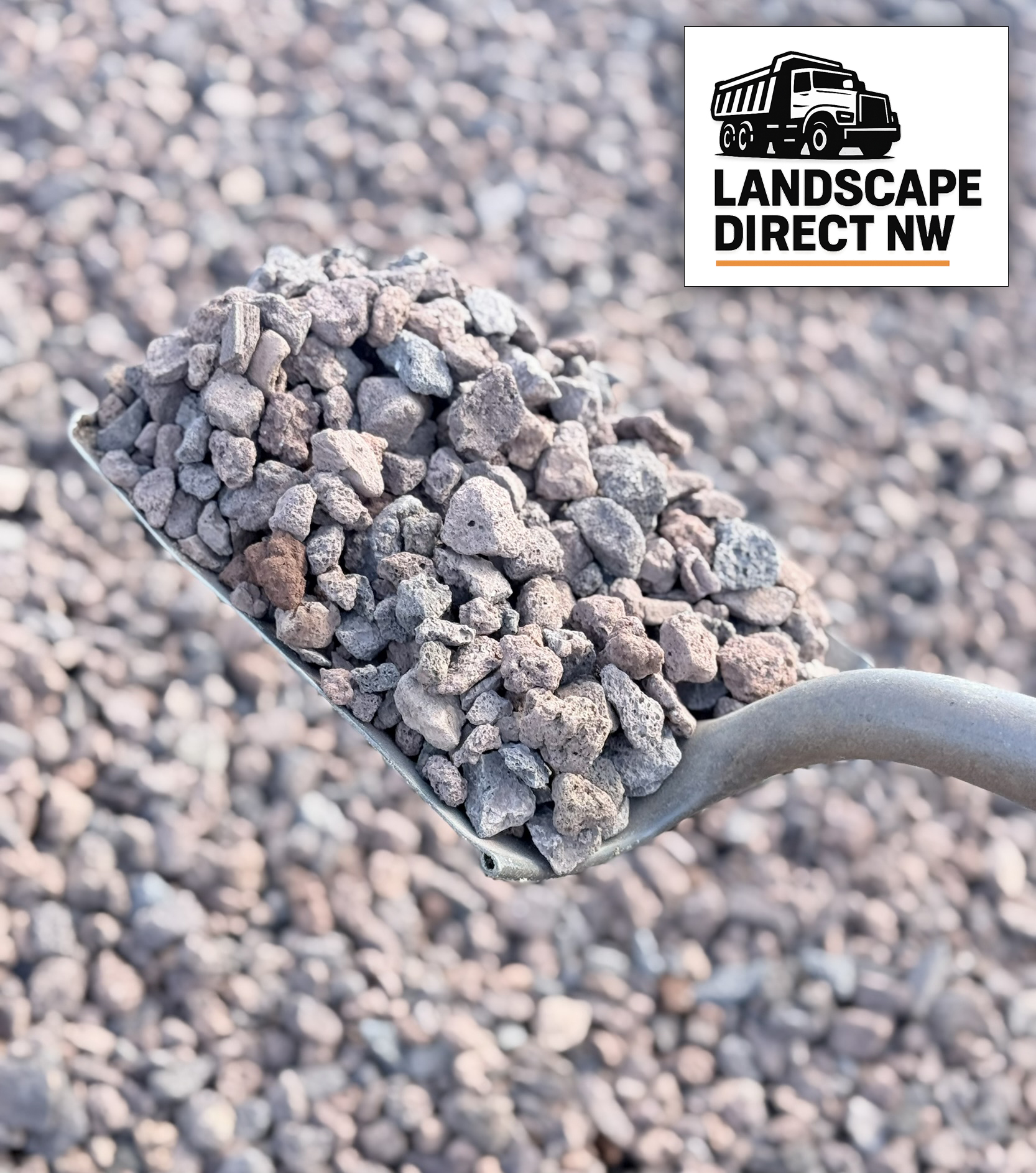 Lava Rock delivered in bulk by Yard Drop